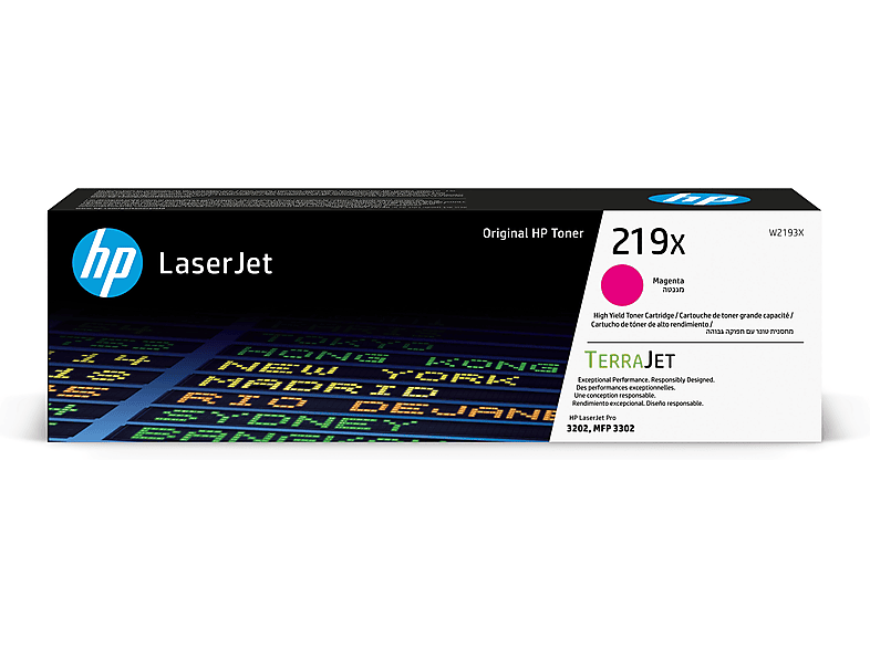 Tóner- HP 219X de alta capacidad Laserjet Aproximadamente 3200 páginas HP Planet Partners Magenta