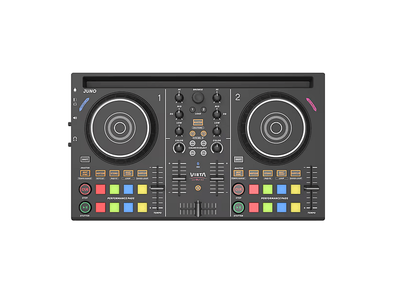 Vieta Pro Juno 2 Canales Power Pass-Through y USB-C Negro