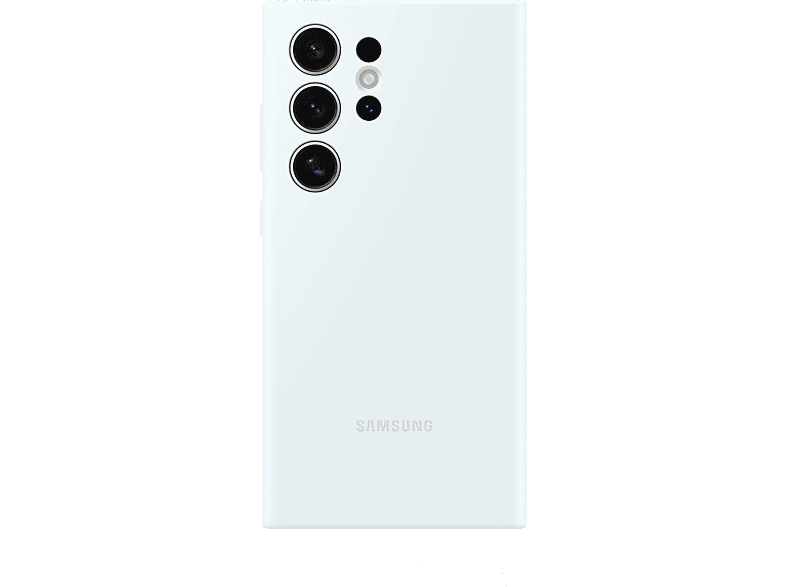 Samsung Para Galaxy S24 Ultra Silicona Trasera Blanco
