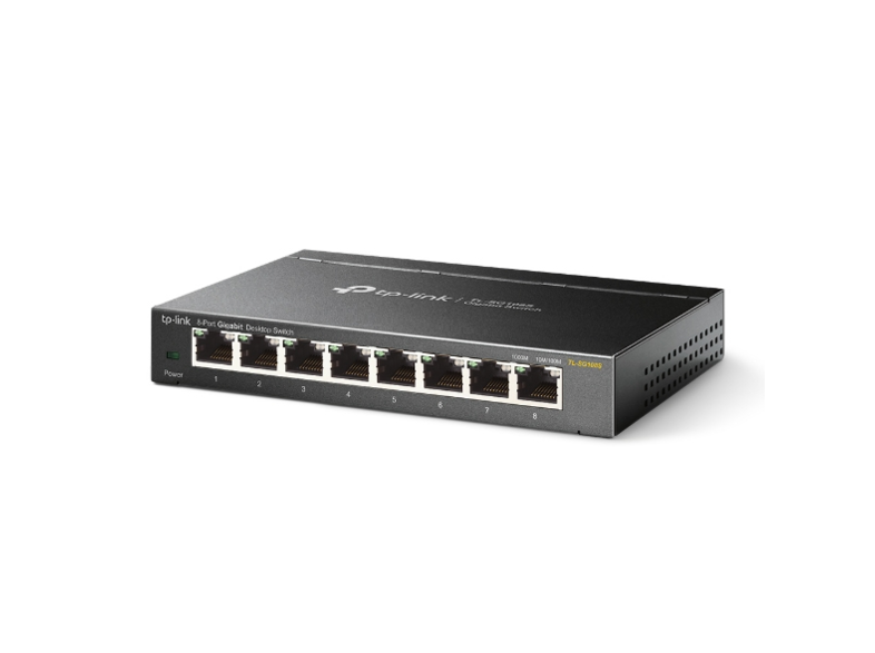 TP-Link TL-SG108 8 puertos RJ-45 Gigabit Ethernet (10/100/1000) Negro