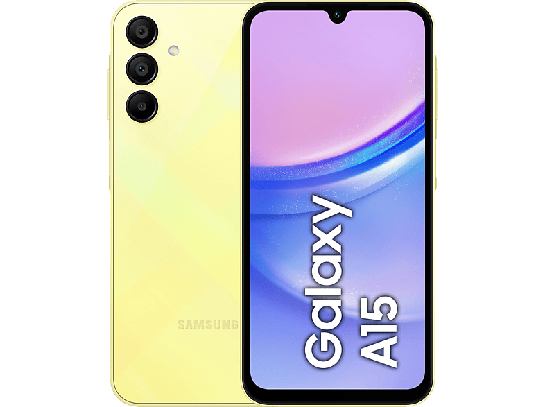 Samsung Galaxy A15 LTE Amarillo 256GB 8GB RAM 6.5  FHD+ MediaTek G99 Octa-Core 5000mAh Android 14