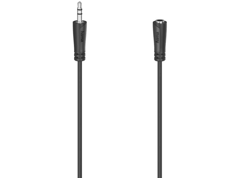 Hama 00205120 3 m De Jack 3.5 mm in a Jack 3.5 mm out Negro