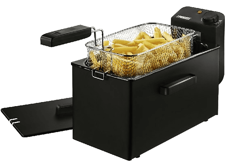Princess 182727 Black Fryer 2000W 3L de capacidad Filtro de aceite de seguridad