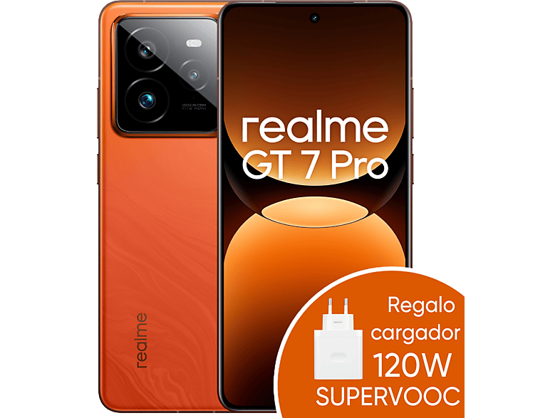 realme GT 7 Pro Mars Orange 512 GB 12 GB 6.78 AMOLED Full HD+ 120Hz Qualcomm Snapdragon® 8 Elite 6500 mAh
