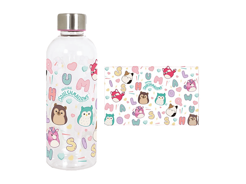 Sherwood Squishmallows 850 ml Plástico libre de BPA Transparente