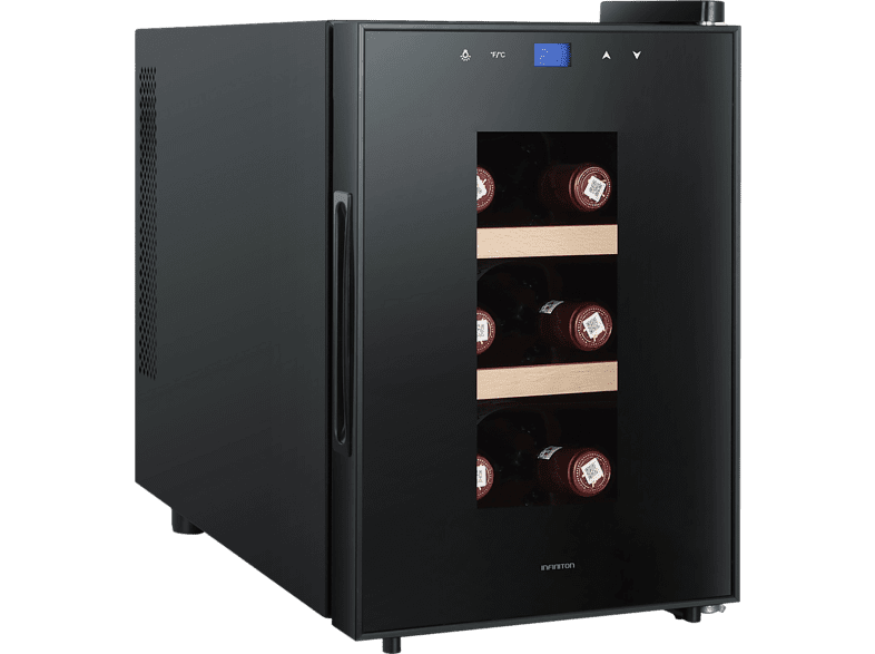 Infiniton WCL-6B Auto defrost 6 botellas 2 estantes LED 20 L Negro