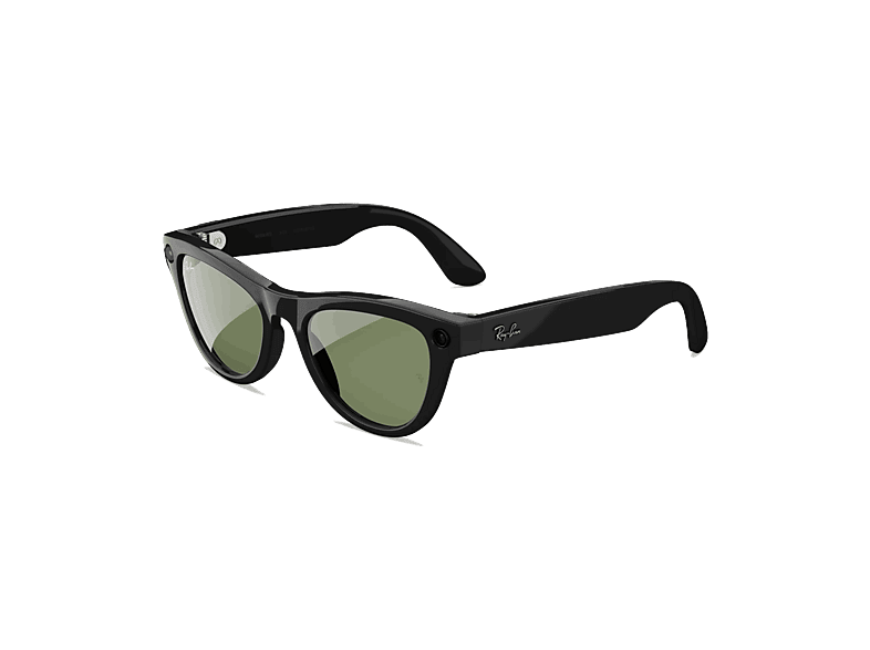 Ray-Ban Meta Skyler (Gen 2) Negro brillante Lentes en verde Talla estándar