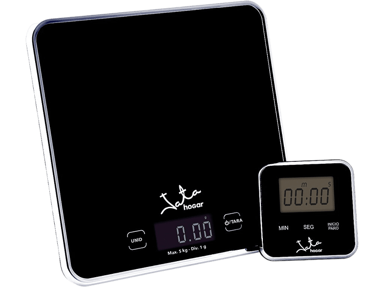 Jata 730 Jamaica Temporizador Con Alarma Incluido Carga Máxima 5 kg Negro