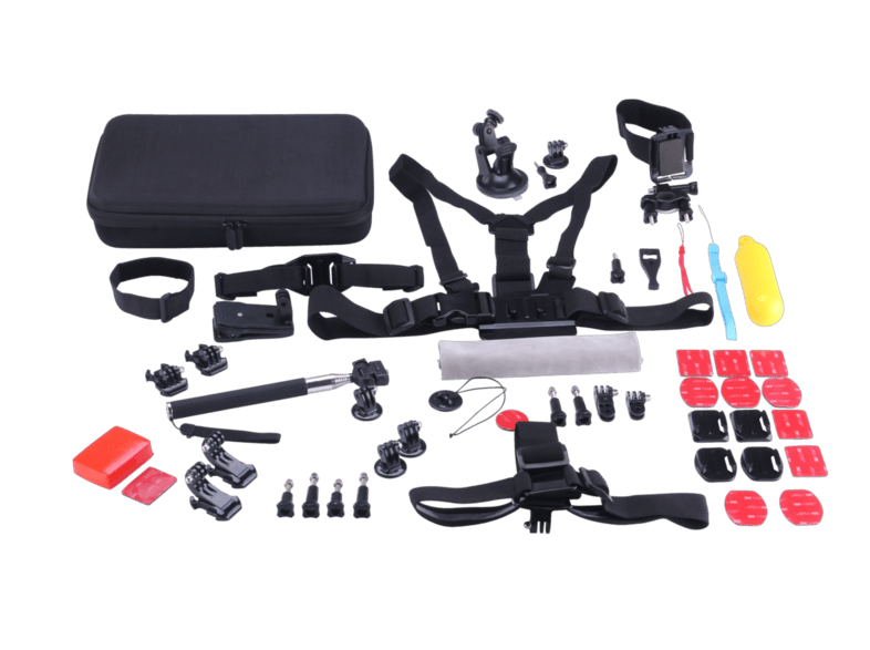 SK8 Cam PACKSK02 53 accesorios Trípode Soportes Arnés,