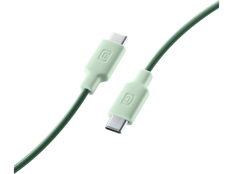 CellularLine  Stylecolor Conector USB - C to USB-C 1 m Verde