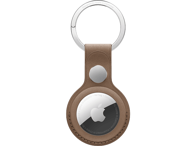 APPLE Llavero de trenzado fino para Airtag Marrón topo