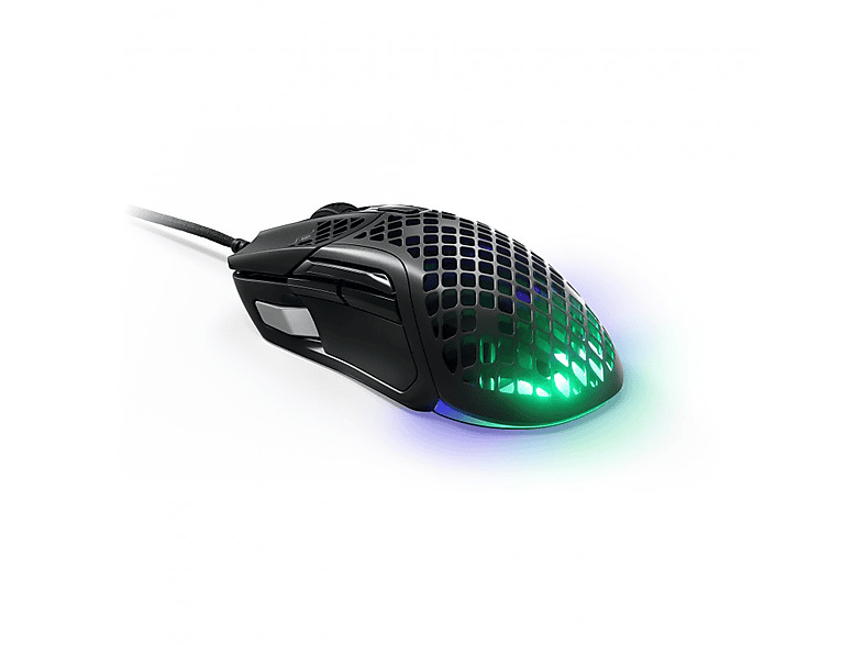 SteelSeries Aerox 5 Por cable Óptico RGB 18000 DPI Negro