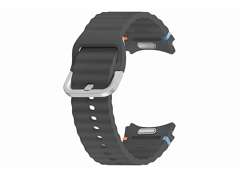 Samsung Sport Band Reemplazo Fácil Textura suave Talla S/M Gris Oscuro