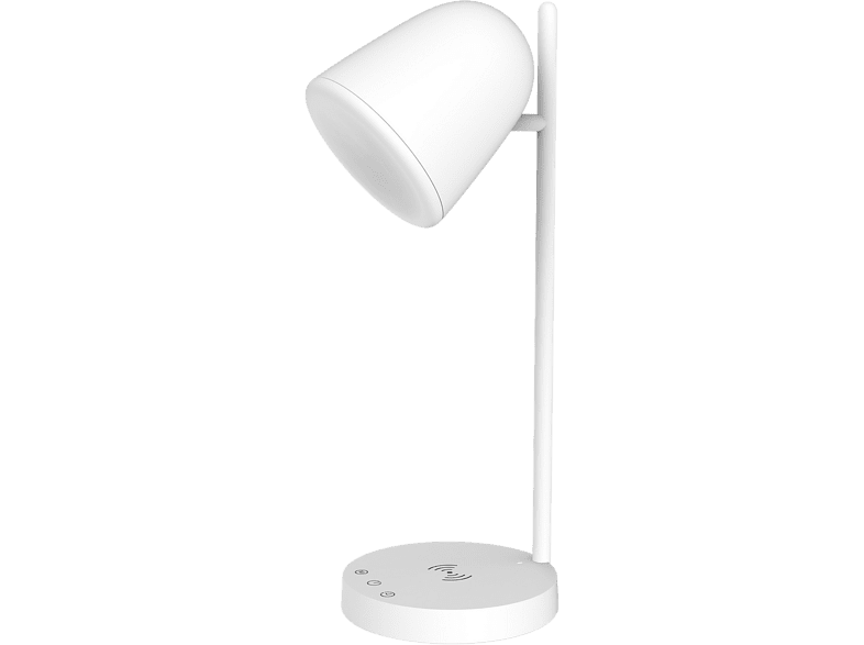 Muvit iO MIOLAMP003 Sobremesa Carga inalámbrica 9.5W para teléfonos/tablets 14.5W Wi-Fi Blanco