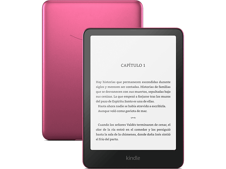 Amazon Kindle Paperwhite Signature Edition 7 32 GB 300 ppi Luz frontal autorregulable Autonomía de semanas Frambuesa metalizado