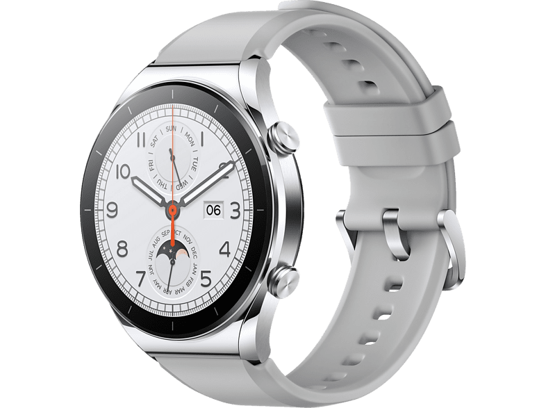 Xiaomi Watch S1 1.43 AMOLED Sensor de pulso Bluetooth 5 ATM 117 modos deportivos Plata