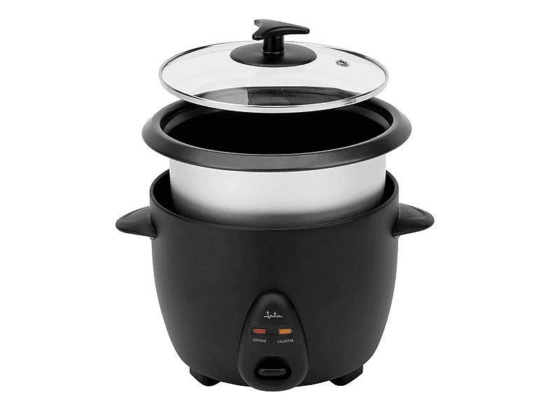 Jata JEAR2510 400 W 1 l Selector de Programas Rapa de Vidrio Templado Negro