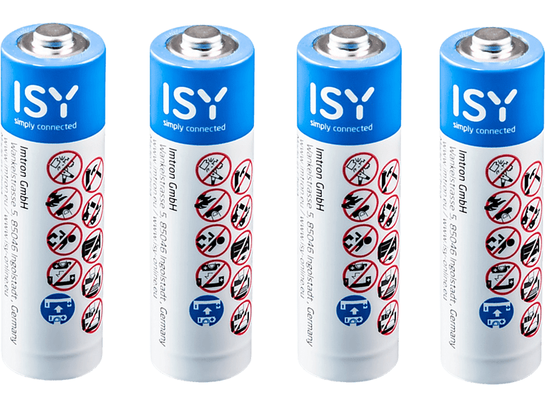 ISY IBA-1004 Alcalina 1.5V 4 unidades