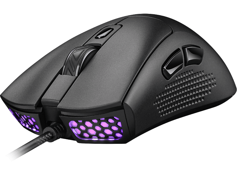 Isy IGM-1100 Cable 7200 dpi Iluminación LED Negro