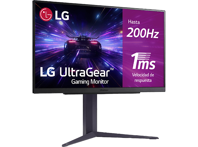LG UltraGear™ 27GS85Q-B 27 QHD 200 Hz 1 ms IPS 2x HDMI AMD FreeSync™ HDR10 Altura ajustable Negro