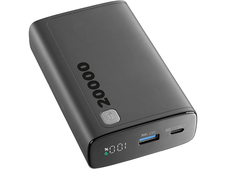 CelularLine PBDISPL01PD20000K 20000 mAh Negro