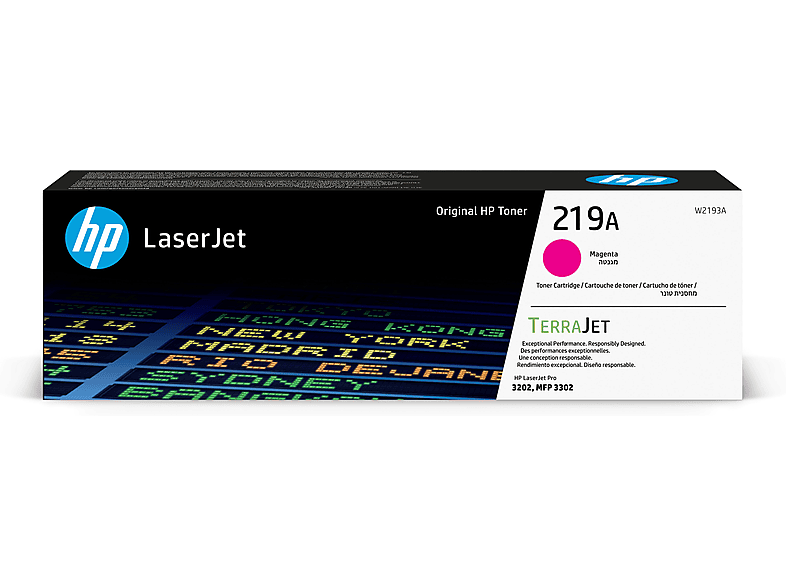 Tóner- HP 219A Laserjet Aproximadamente 1200 páginas HP Planet Partners Magenta