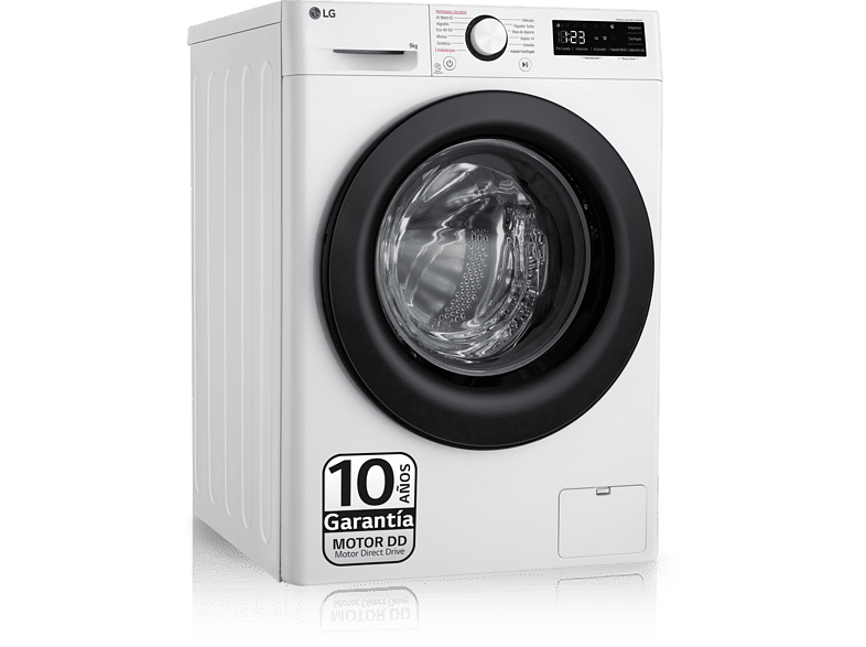 LG F4WR5009A6W Serie 500 9kg 1400rpm 12 programas  AI Direct Drive™ vapor Steam™ Blanco