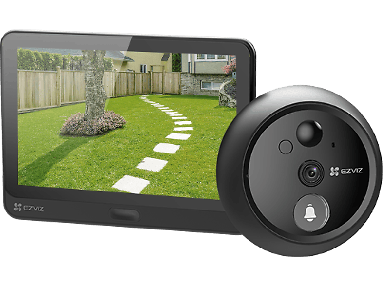 Ezviz HP4 WiFi 1080p Bidireccional Visión nocturna Sin cables Negro