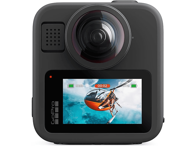 GoPro MAX2 Vídeos 8K 360° Fotografías 29 MP Sumergible hasta 5m Micrófono Wi-Fi Negro