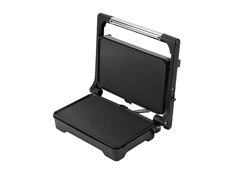 Jata JEGR1183 1500W 2 Placas: 26 x 16,5 cm Base Antideslizante Plata/Negro