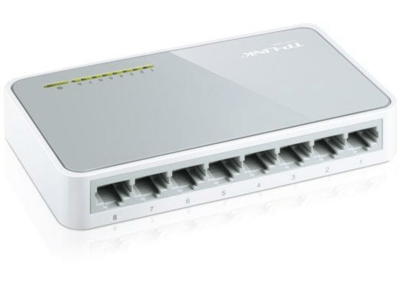 TpLink 8 puertos Ethernet 10/100 Mbps Plug & Play