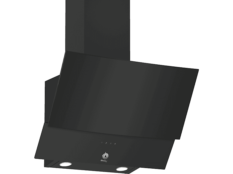 Balay 3BC565GN 3 velocidades 216 W 593 m³/h 60 cm Inclinable Iluminación LED Negro
