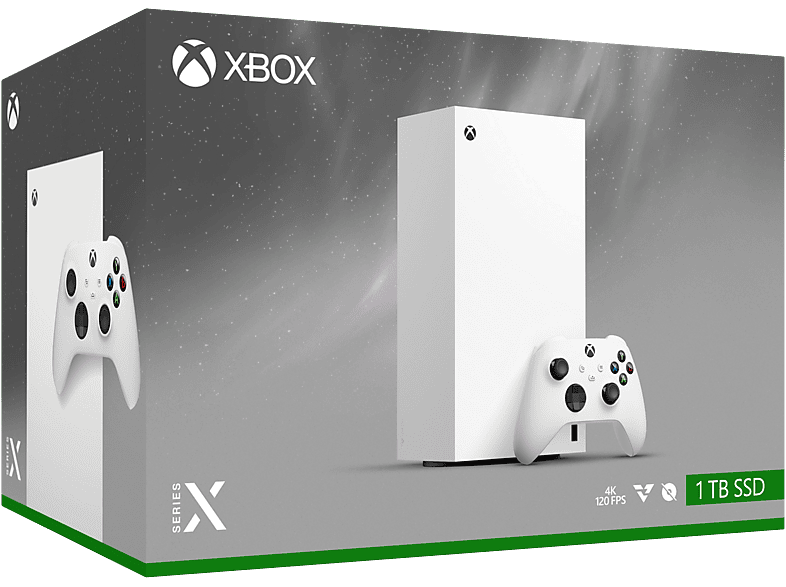 Microsoft Xbox Series X Digital Edition 1 TB SSD 1 Mando Blanco