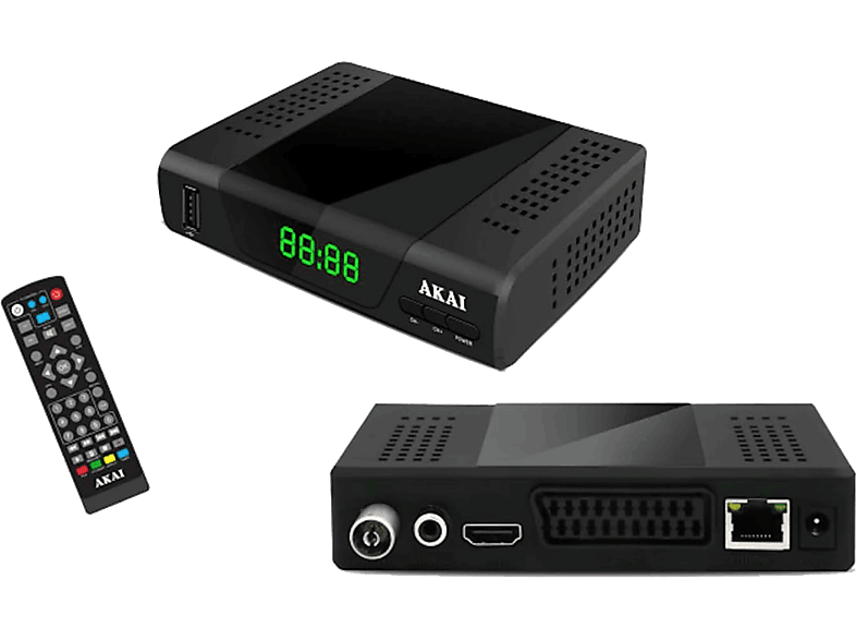 Akai DBV T2 HD,DVB-T2 H.265 Negro