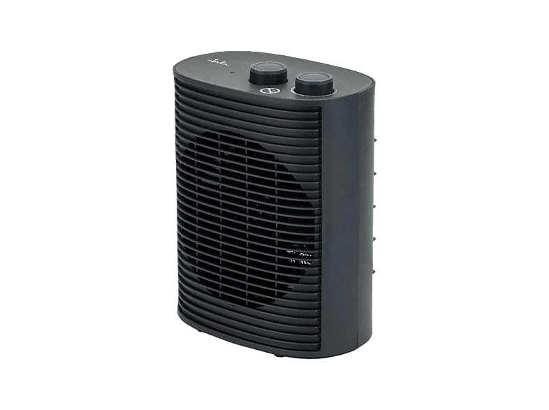 Jata JCTV1193 2000W 2 Niveles de Calor Termostato Asa de Transporte Seguridad Antivuelco Negro