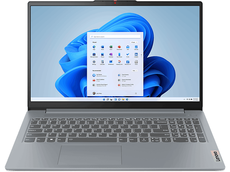 Lenovo IdeaPad Slim 3 15ABR8 15.6 Full-HD AMD Ryzen™ 5 5625U 16GB RAM 512GB SSD Radeon™ Onboard Graphics Sin sistema operativo Gris