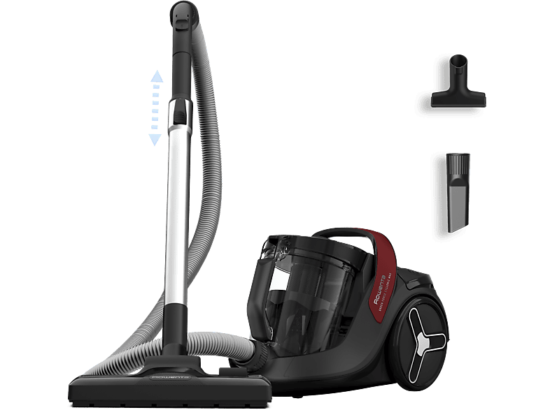 Rowenta Green Force Cyclonic Max RO7B13EA 900W 2.5 L Filtro HEPA Radio acción 9 m 73 dB(A) Negro