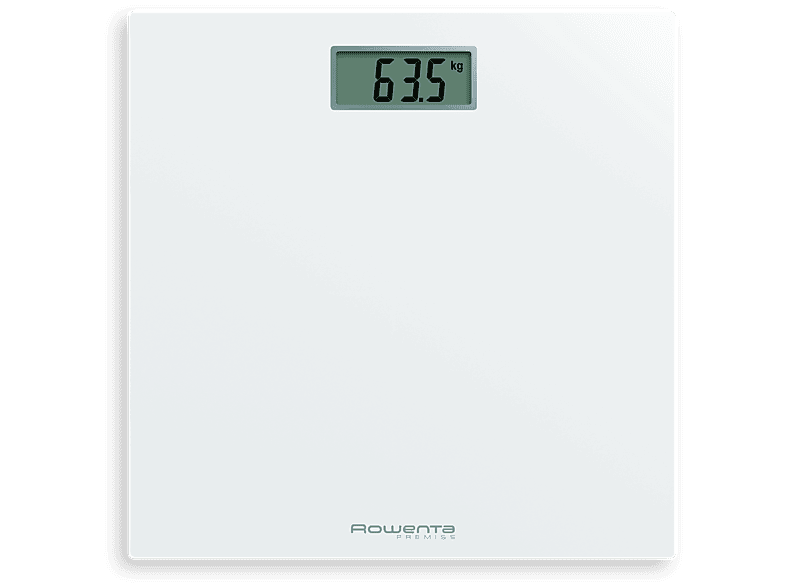 Rowenta Premiss BS1401V0 Peso máximo 150 kg Vidrio Templado Apagado Automático Pantalla LCD Diseño Extraplano Blanco