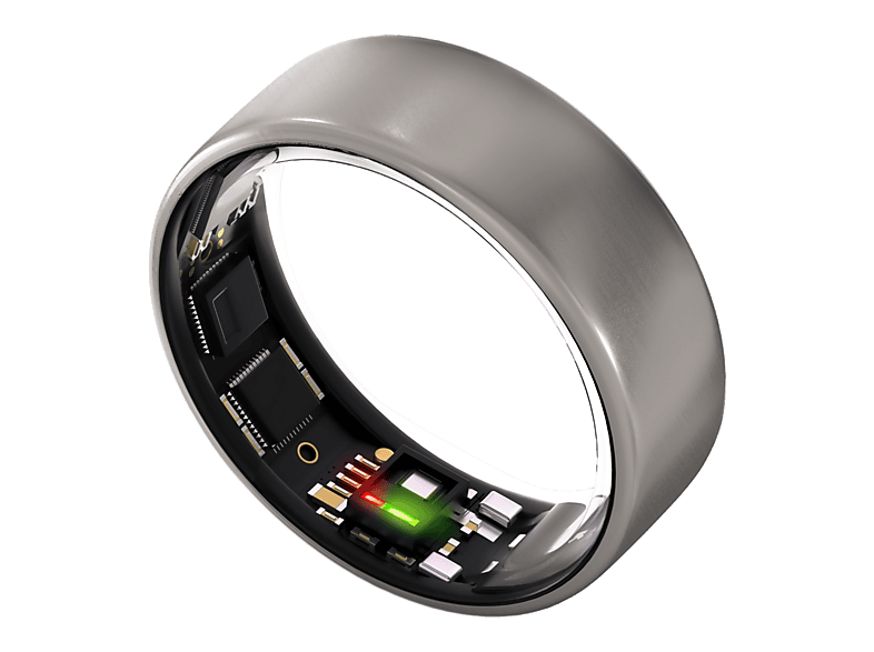 Ultrahuman Ring Air 24 mAh Talla 7 (18.09 mm) Hasta 6 días de Autonomía Resistente al Agua hasta 100m Raw Titanium