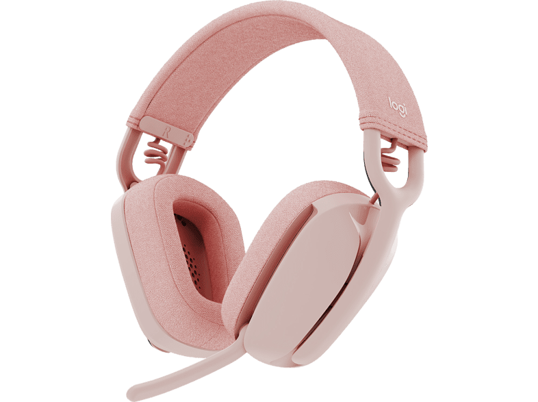 Logitech Zone Vibe 100 Bluetooth Cancelación de ruido 18hs de autonomía PC/Mac Rosa