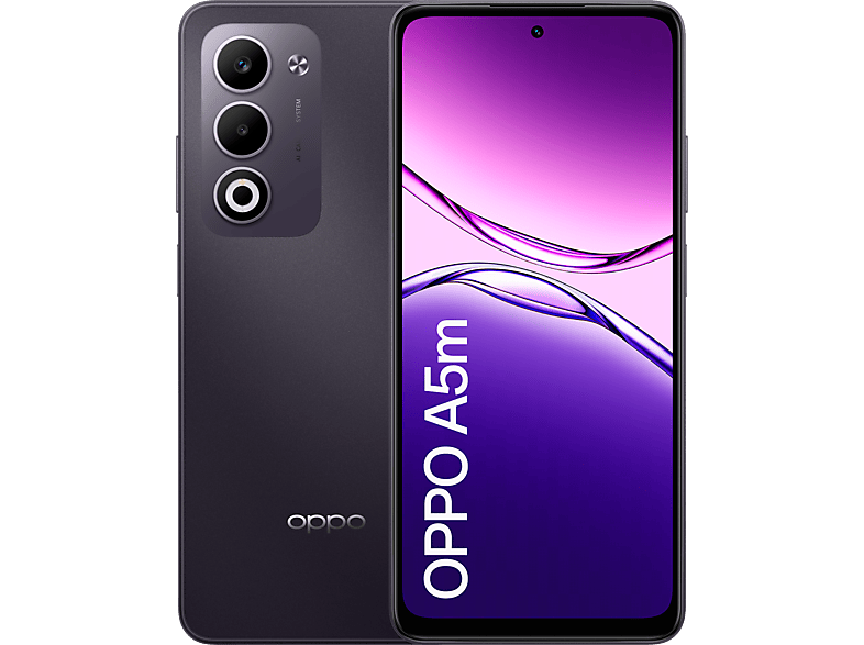 OPPO A5m Dark Purple 256 GB 8 GB RAM 6.67 1000 nits Snapdragon® 6s 4G Gen 1 6000 mAh