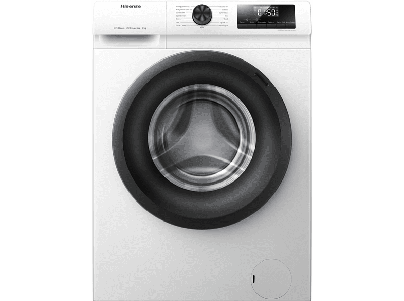 Hisense WFQP901418VM 9 kg 1400 rpm 15 Programas Blanco