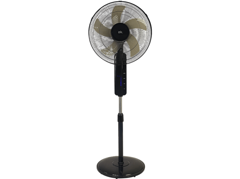 OK OSF 406023 ES 60 W 3 velocidades  Mando a distancia Temporizador Negro