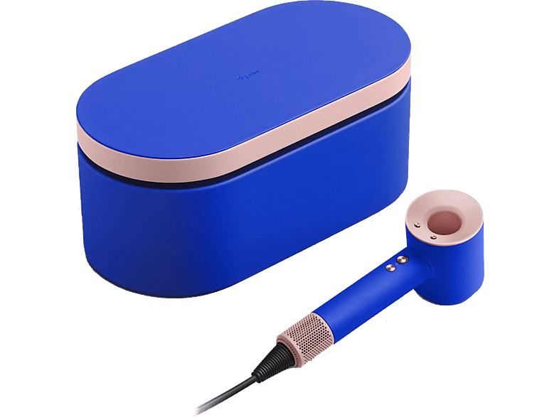 Dyson Supersonic Blue Blush Edición Especial Con Estuche 1600 W Temp 3 Difusor incluído Azul índigo/ Rosa