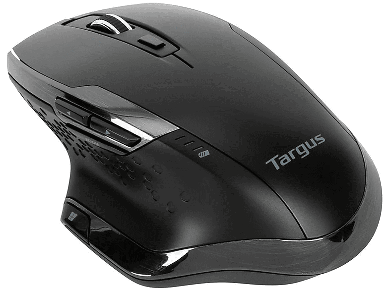 Targus Ergo Wireless AMW584GL Blue Trace 1600 dpi Ergonómico Antimicrobiano Negro
