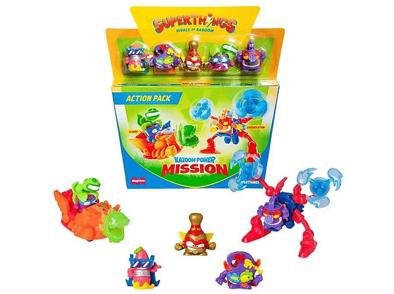 Magicbox Superthings: Kazoom Power Mission Action Pack surtido