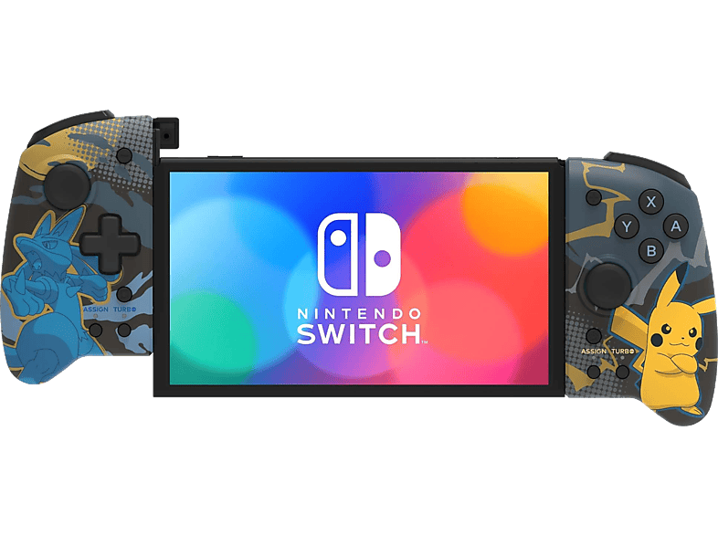HORI Split Pad Pro Lucario & Pikachu Para Nintendo Switch Inalámbrica Multicolor