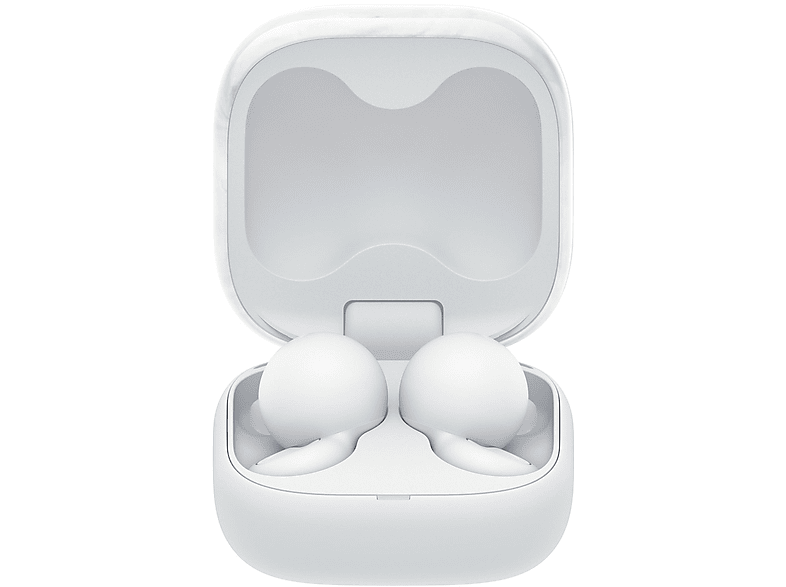 Sony LinkBuds Open  Sonido Transparente Bluetooth 22 horas iOS y Android Google Alexa Siri Abiertos IPX4 Blanco