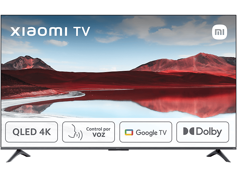 Xiaomi A PRO 2025 75 QLED 4K Smart TV (Google TV) Dolby Vision Control por voz Black