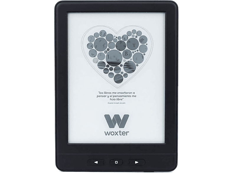 Woxter Scriba Paperlight TP EB26-075 6 64 MB y 4 GB de Memoria Interna 1024x758 Pantalla  Retroiluminada y Táctil Negro